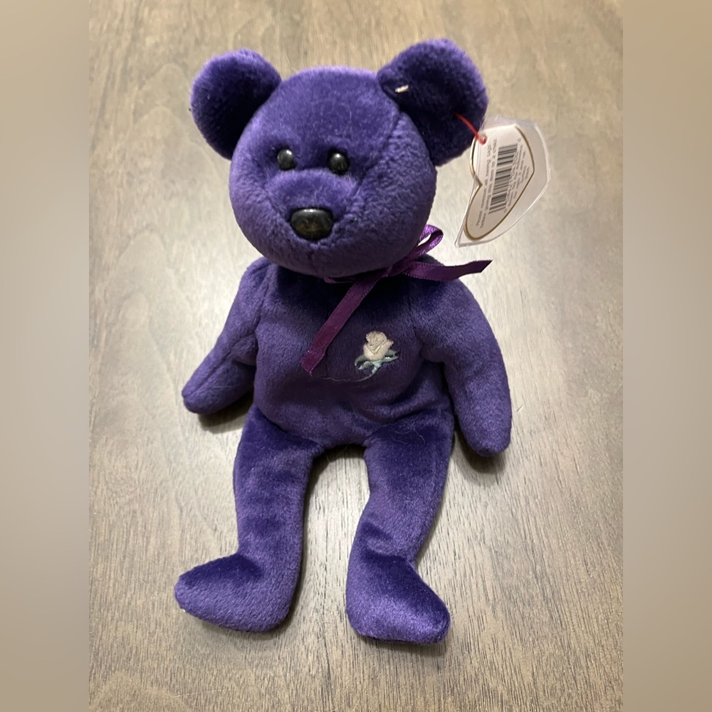 Princess Diana beanie baby 1997-pvc pellets-